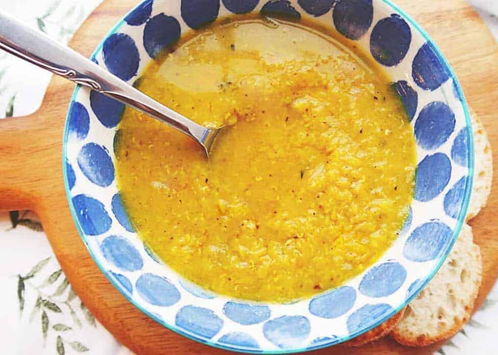 Red lentil store soup instant pot
